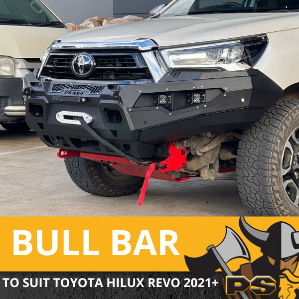 PS4X4 VIKING ODIN BULL BAR TO SUIT TOYOTA HILUX 2021+ ADR COMPLIED
