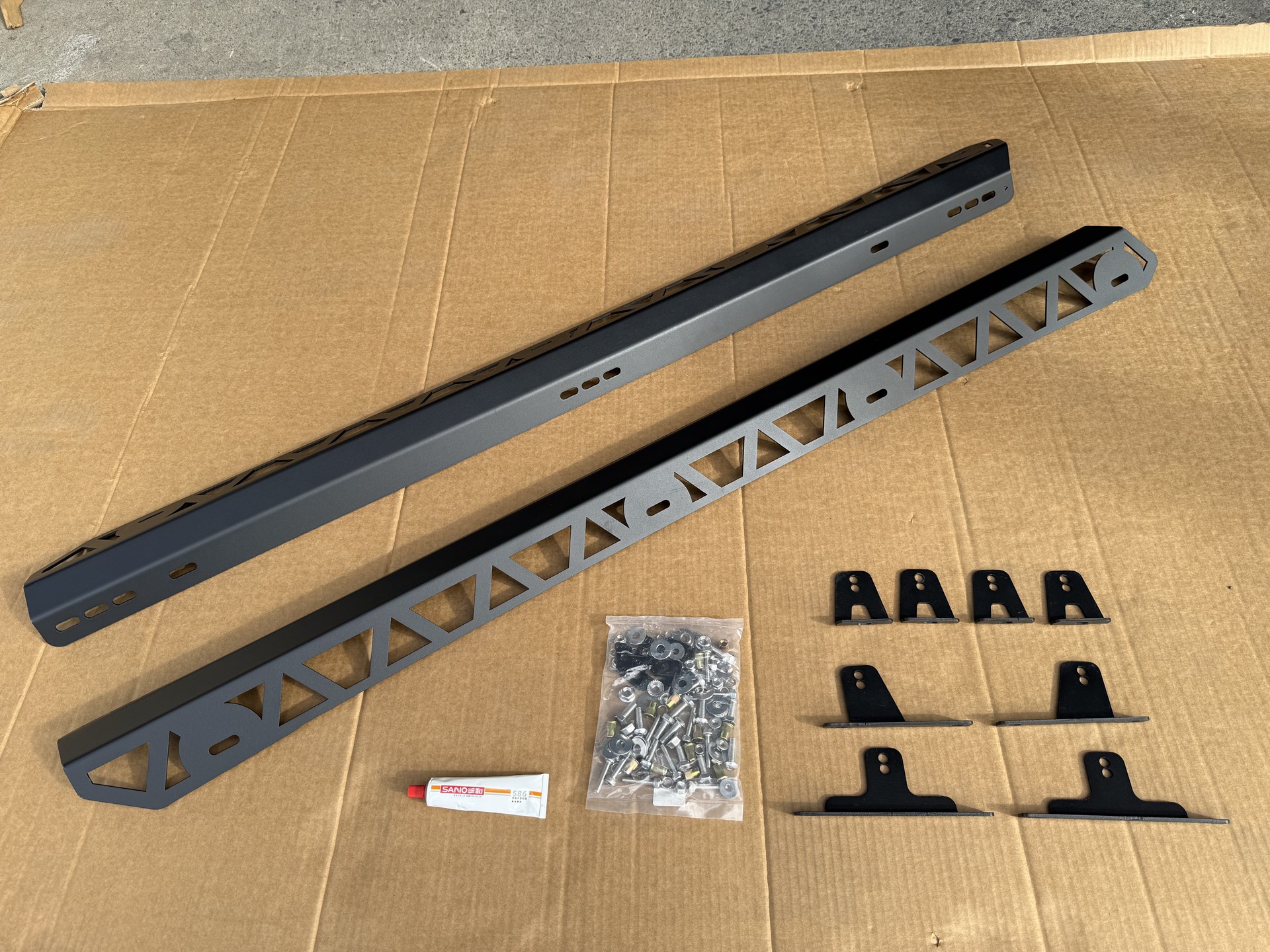 Roof Backbone Mounting Rails kit For Kia Tasman 2025-On Dual Cab
